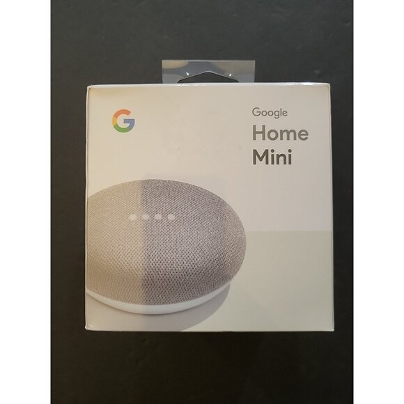 Google Home Mini Smart Speaker w/Google Assistant-Chalk (GA00210-US) NEW SEALED - Picture 1 of 6